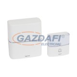 LEGRAND 094270 Vezeték nélküli csengő PRÉMIUM szett fehér elemes