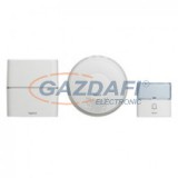 LEGRAND 094272 Vezeték nélküli csengő PRÉMIUM twin szett fehér elemes