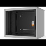 Legrand 19" 20U rack szekrény (fali, 982x600x600 mm, max 65 kg, egyrészes üvegajtó, szürke)