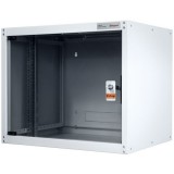 LEGRAND 19" 7U fali rack szekrény (405 mm, 600x450 mm, üvegajtós, szürke, max. 65 kg)