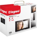 LEGRAND 364225 2 vezetékes EASYKIT Plus kaputelefon kiegészítő: videó beltéri egység: 7''-os, színes kijelző, tápegység nélkül, tükörhatású