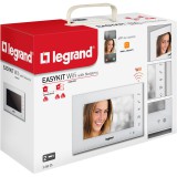 LEGRAND 365225 2 vezetékes EASYKIT Wi-Fi kaputelefon kiegészítő: videó beltéri egység: 7''-os, színes kijelző, tápegység nélkül, fehér
