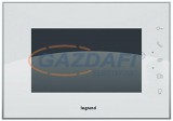 LEGRAND 369235 kiegészítő 2 vezetékes 7"-os FEHÉR beltéri egység