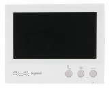 LEGRAND 369585 4-vezetékes színes videó kaputelefon kiegészítő 7"-os beltéri egység, kihangosított