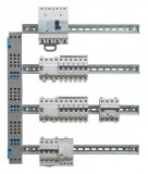 LEGRAND 405034 VX3 125 függőleges elosztóblokk 4 soros elosztószekrényhez