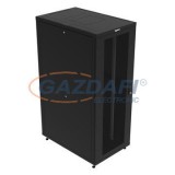 LEGRAND 446805 szerver rack 47U SZÉL: 600 MÉLY: 1200 MAG: 2189 fekete szimpla perforált ajtó elöl és hátul MAX: 1500 kg Linkeo DC