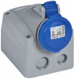 LEGRAND 555254 P17 Tempra PRO Dafr-322k06m 230V IP44 rrögzíthető aljzat