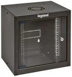 LEGRAND 646230 fali rackszekrény 10'' 6U MAG: 362 SZÉL: 320 MÉLY: 300 antracit egyrészes üvegajtós készre szerelet MAX: 12 kg Linkeo