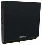 LEGRAND 646240 fali rackszekrény 19'' 6U(3+3) fekete lapos monoblokk Linkeo