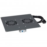 Legrand 646430 2 ventilátoros tetőventilátor és termosztát Lineko álló rack szekrényhez