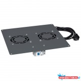 Legrand 646430 2 ventilátoros tetőventilátor és termosztát Lineko álló rack szekrényhez