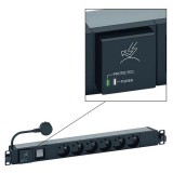 Legrand 646831 áramelosztó egység (PDU) 6 AC kimenet(ek) 1U Fekete (646831)