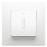 LEGRAND 664518 Niloé kétpólusú kapcsoló fényjelzős, körömmel, fehér