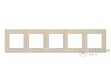 Legrand  665015 Niloé keret 5-ös bézs