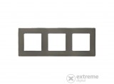 Legrand 665033 Niloé keret 3-as füstszürke
