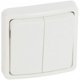 LEGRAND 684554 Plexo 66 kettős váltókapcsoló süllyesztett
