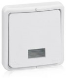 LEGRAND 684556 Plexo 66 kétpólusú kapcsoló ellenörzőfényessé tehető, süllyesztett