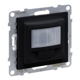 Legrand 721476A Suno mozgásérzékelős (PIR) kapcsoló, 2-150 W (LED max. 100 W) beépített nyomóval, 2 vezetékes, fekete