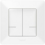 LEGRAND 752187 Vezeték nélküli kapcsoló - kettős egypólusú Valena Life Netatmo fehér