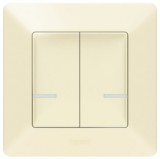 LEGRAND 752287 Vezeték nélküli kapcsoló - kettős egypólusú Valena Life Netatmo elefántcsont
