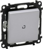 LEGRAND 752326 Valena Life váltókapcsoló jelzőfénnyel 10 AX alumínium