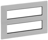 LEGRAND 752346 Valena Life 2x4x2 modulos keret, vízszintes alumínium