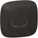 LEGRAND 752887 Vezeték nélküli kapcsoló - kettős egypólusú Valena Allure Netatmo fekete