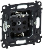 LEGRAND 753024 Valena InMatic 2P+F dugalj csatlakozóaljzat mechanizmus gyermekvédelemmel, csavaros vezetékbekötéssel