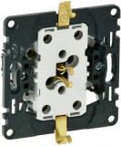 LEGRAND 753027 Valena InMatic 2x2P+F dugalj csatlakozóaljzat gyermekvédelem nélkül,rugós vezetékbekötéssel