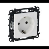 Legrand 753124 Valena Life 2P+F csatlakozós fali konnektor gyermekvédelemmel (753124)