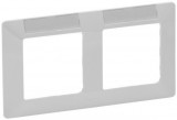 LEGRAND 754012 Valena Life kettős keret, vízszintes, címketartóval fehér