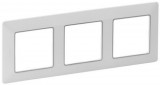 LEGRAND 754033 Valena Life hármas keret fehér–króm