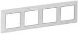 LEGRAND 754034 Valena Life négyes keret fehér–króm