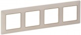 LEGRAND 754064 Valena Life négyes keret elefántcsont–arany