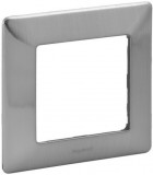 LEGRAND 754151 Valena Life egyes keret Inox dekor