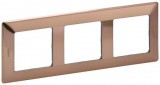 LEGRAND 754163 Valena Life hármas keret réz dekor