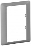 LEGRAND 754241 Valena Life egyes keret 2x2P+F dugalj csatlakozóaljzathoz alumínium
