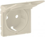 LEGRAND 754841 Valena Life 2P+F dugalj csatlakozóaljzat burkolat csapófedéllel elefántcsont