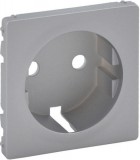 LEGRAND 755202 Valena Life 2P+F dugalj csatlakozóaljzat burkolat alumínium