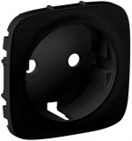 LEGRAND 755208 Valena Allure 2P+F dugalj csatlakozóaljzat burkolat, fekete