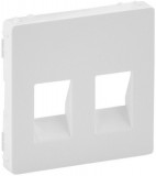 LEGRAND 755370 Valena Life kettős hangszóró-csatlakozóaljzat burkolat, 4 kivezetéssel fehér