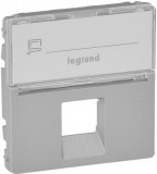 LEGRAND 755472 Valena Life 1xRJ45 csatlakozóaljzat burkolat, címketartóval alumínium
