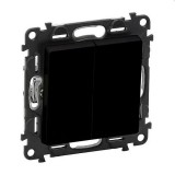 LEGRAND 756305 Valena Life csillárkapcsoló mechanizmus burkolattal, 10 AX, fekete