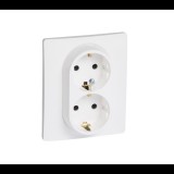 Legrand 764534 Niloé 2 db 2P+F csatlakozós fali konnektor (764534)