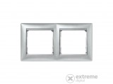 Legrand 770152 Valena keret vízszintes 2-es alumínium