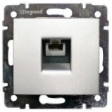 LEGRAND 770238 Valena 1xRJ45 LCS2 Cat5e UTP aljzat alumínium