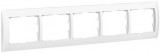 LEGRAND 771005 Galea Life keret 5-ös vízszintes, fehér