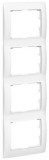 LEGRAND 771008 Galea Life keret 4-es függőleges, fehér