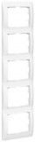 LEGRAND 771009 Galea Life keret 5-ös függőleges, fehér