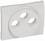 LEGRAND 771073 Galea Life TV-RD-SAT antenna-csatlakozóaljzat burkolat, fehér